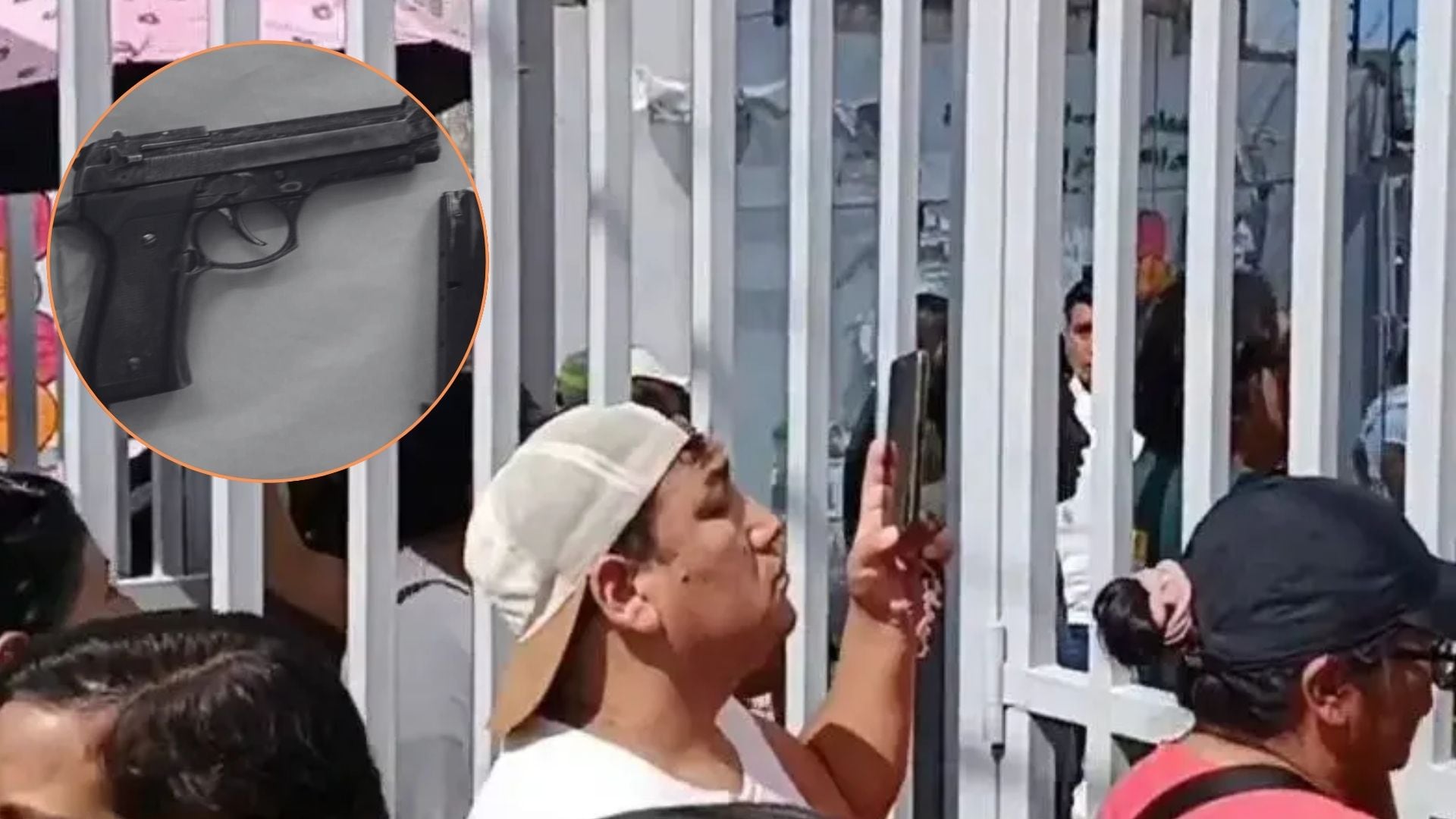 Reportaron hallazgo de un arma de fuego con municiones en un baño escolar en Chorrillos.