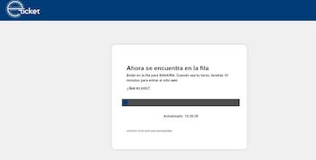 Así se encuentra la fila