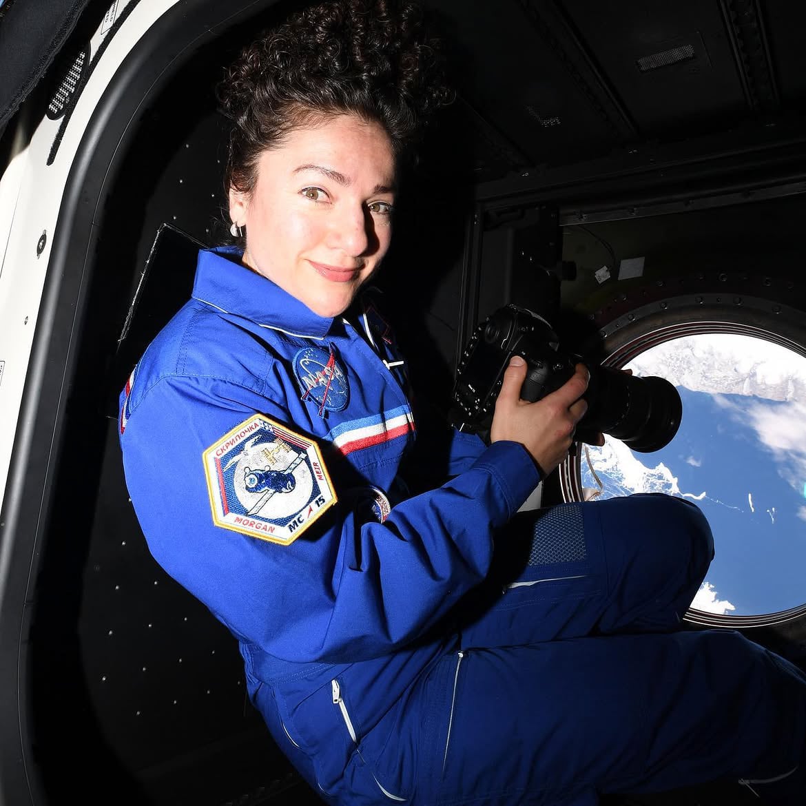 Jessica Meir se encuentra en el espacio desde febrero de 2026 (Instagram / @astro_jessica)