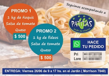 Uno de los flyers de