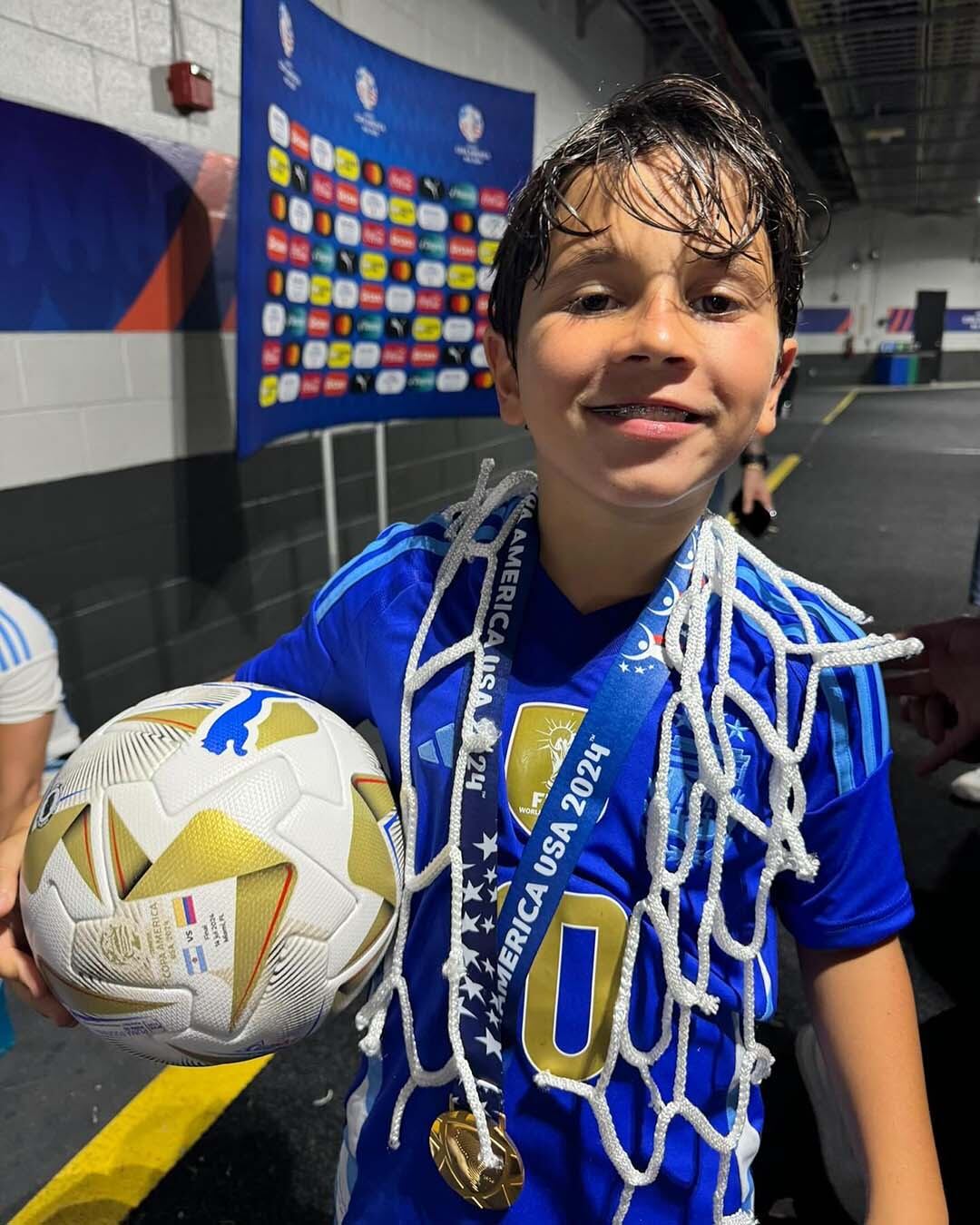 Anto Rocuzzo le dedica un posteo a Mateo Messi por su cumple