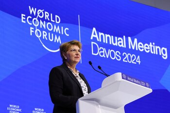 La presidenta de Suiza, Viola