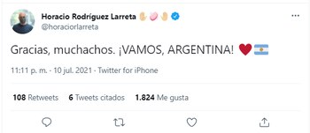 Tuit Larreta