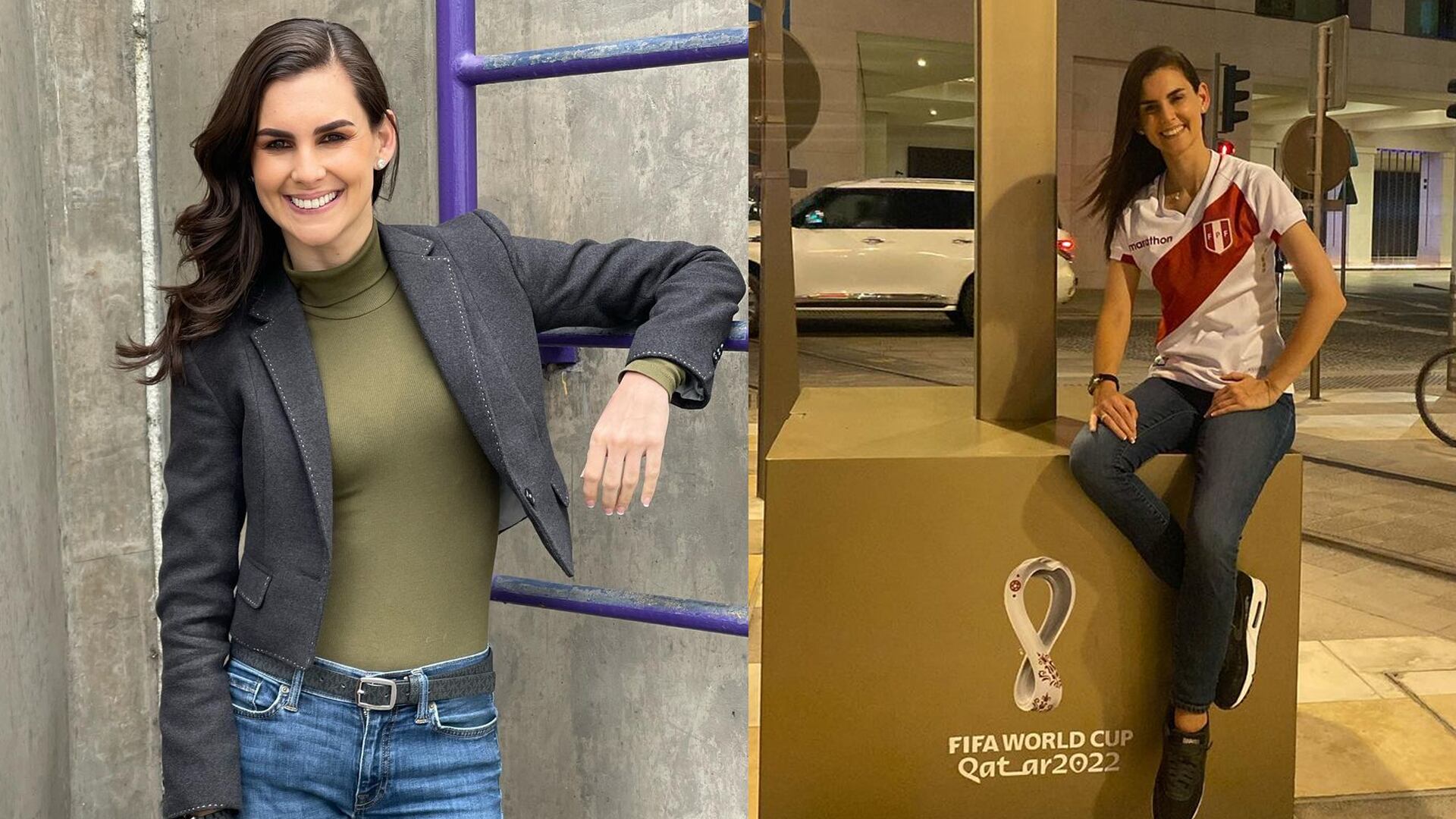 Talía Azcárate, primera peruana en comentar un Mundial. (Instagram)