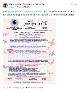 crédito @MAFAPOCOLOMBIA/X