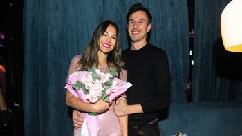 Pampita junto a Roberto García