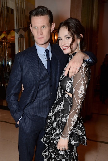 Matt Smith y Lily James