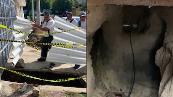 Un túnel sorprendió a los