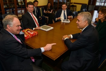 Inicia visita del presidente Duque