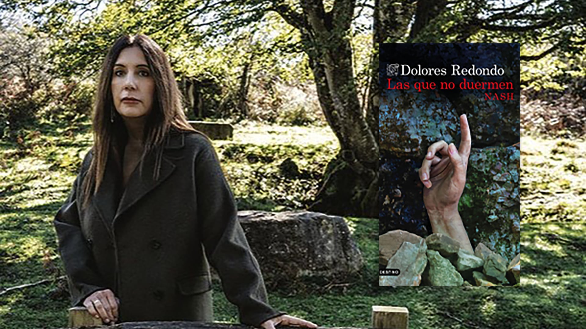 Dolores Redondo y la anterior novela de la saga,