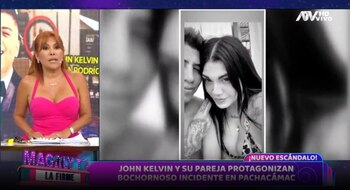 Magaly Medina sobre nueva polémica de John Kelvin. (Captura: Magaly TV La Firme)