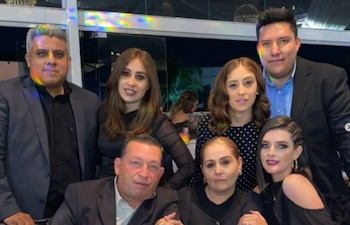 La familia Ocaña durante la