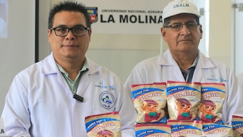 Innovación peruana: la Universidad Nacional Agraria La Molina presenta alimentos saludables elaborados con pota. (Foto: Agencia Andina)