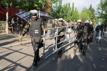 Despliegue de soldados este martes