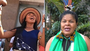 Indígenas brasileños esperan pasar la