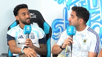 La reacción de Nico González cuando escuchó el nuevo apodo que le puso Scaloni: “¡Se volvió loco!”
