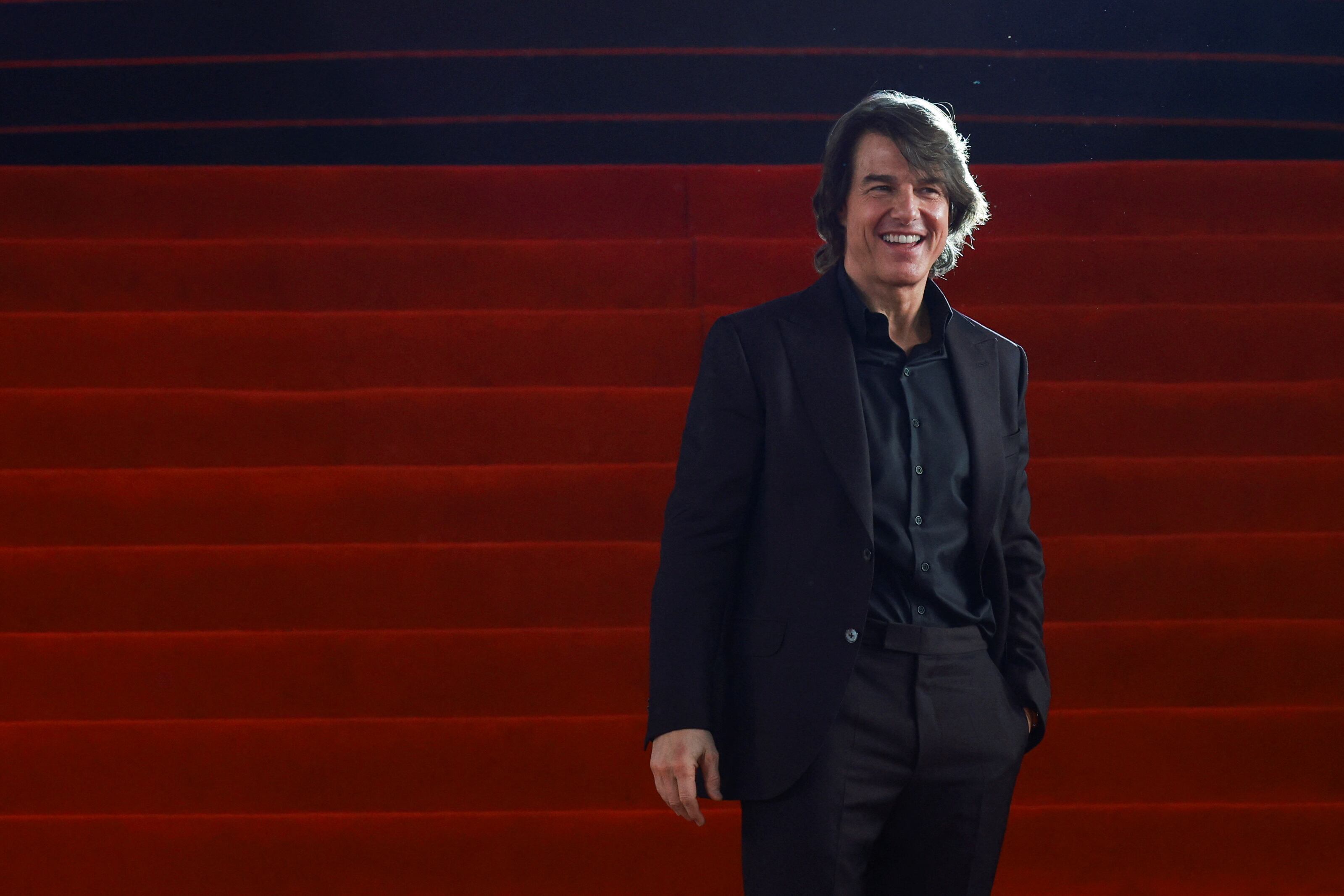 La autocrítica y el humor de Tom Cruise en Tropic Thunder fueron clave para su renovada aceptación en la industria(REUTERS/Henry Romero)