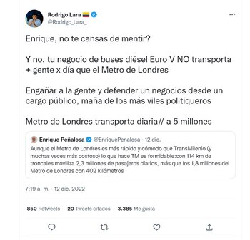 El agarrón de Peñalosa con