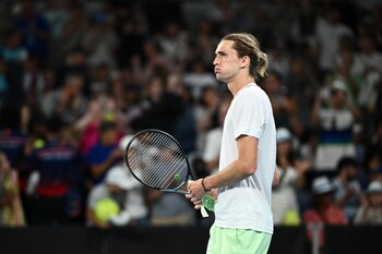 El tenista alemán Alexander Zverev
