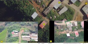 Las casas están ubicadas en