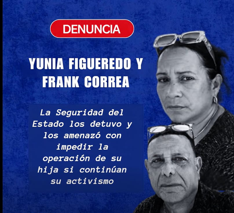 El Instituto Cubano por la Libertad de Expresión y Prensa señaló que la vigilancia contra la familia incluyó un cerco domiciliario en septiembre. (Cortesía: Redes sociales)