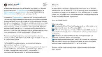 La entidad publicó los decretos