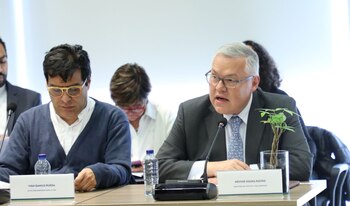 Ante la JEP, el ministro