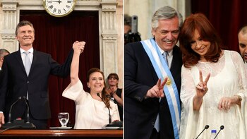 Mauricio Macri al asumir la