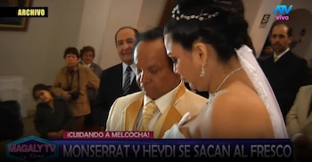 Heydi Amado defendeu o estado de saúde de Melcochita e emitiu uma forte declaração contra Monserrat. Captação: Magaly TV La Firme.