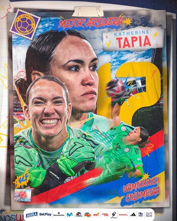 Afiche de la selección Colombia