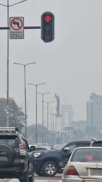 Vista del emblemático monumento Cristo