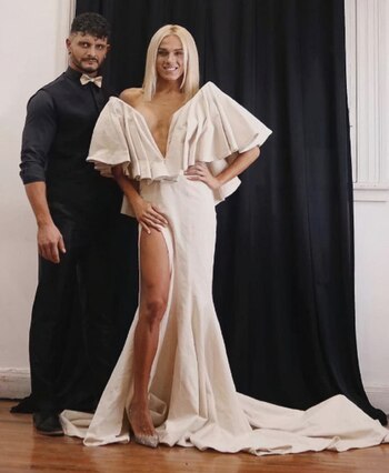 Mariana Genesio Peña junto a