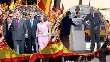 Imágenes de la agencia EFE de la única visita de Juan Carlos I a Ceuta.