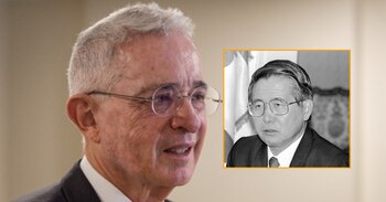 Álvaro Uribe aseguró que Alberto Fujimori "logró salvar a Perú de la amenaza del neo comunismo terrorista" - crédito Mariano Vimos/Colprensa y Colprensa