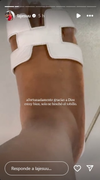 La Jesuu agradeció haber salido