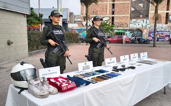 Durante ocho allanamientos en Bogotá,