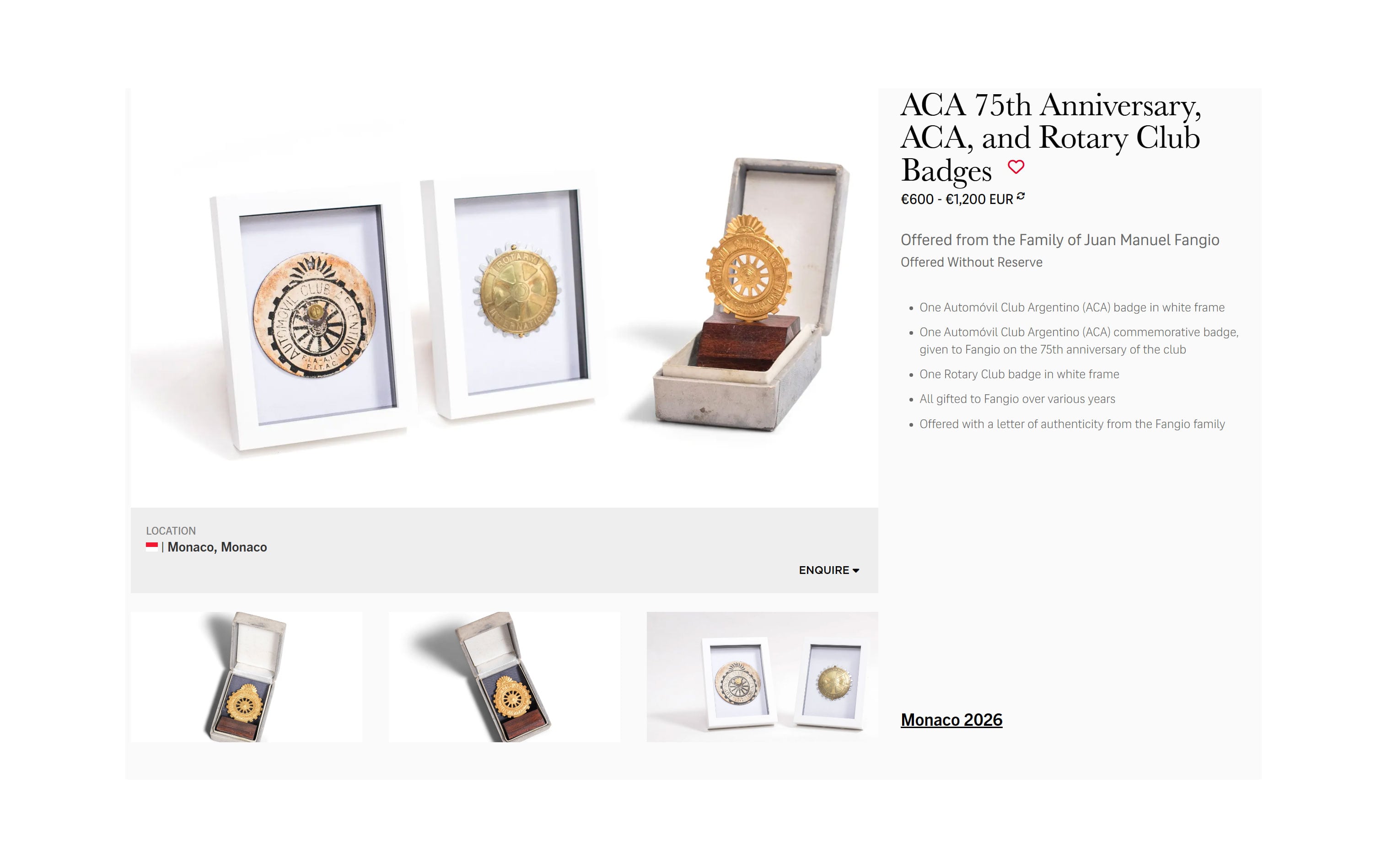 Más insignias del ACA