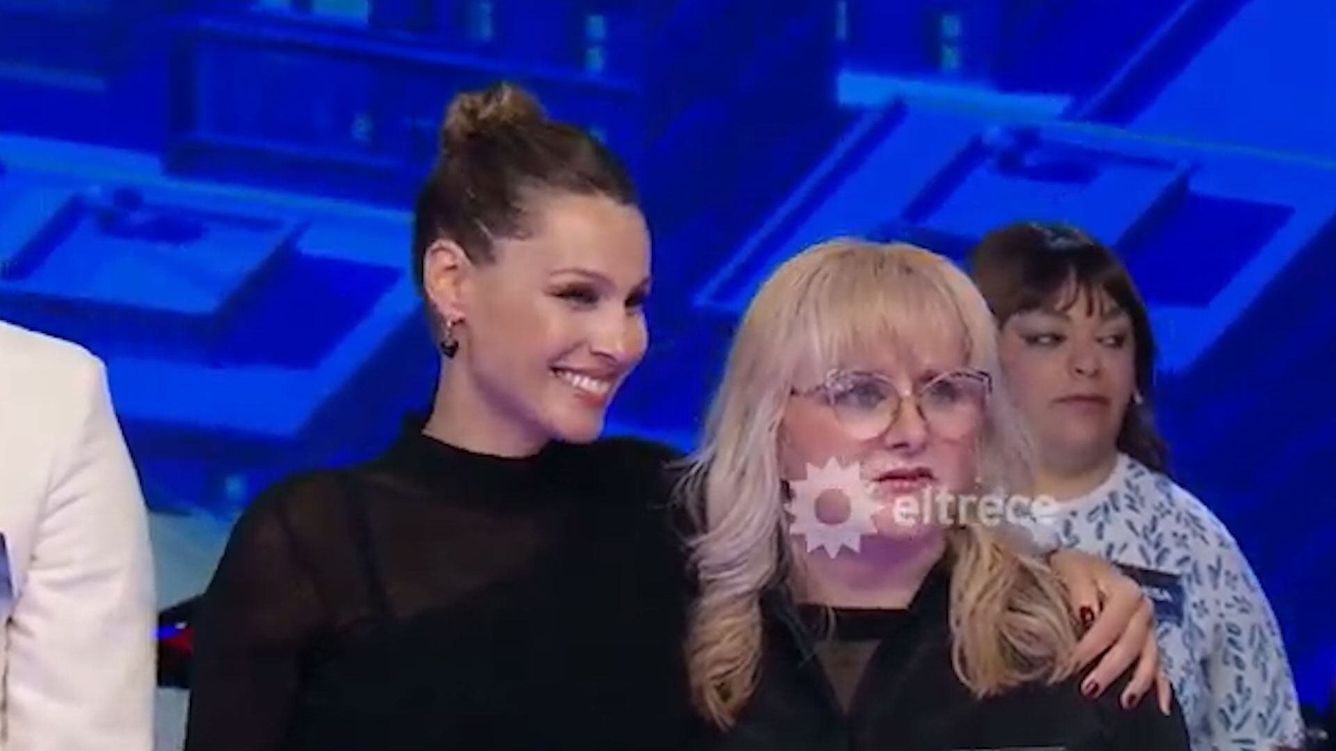 El momento clave del programa, cuando Pampita aceptó la broma y lo resolvió con buen humor