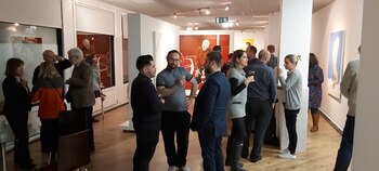 Un momento de la inauguración