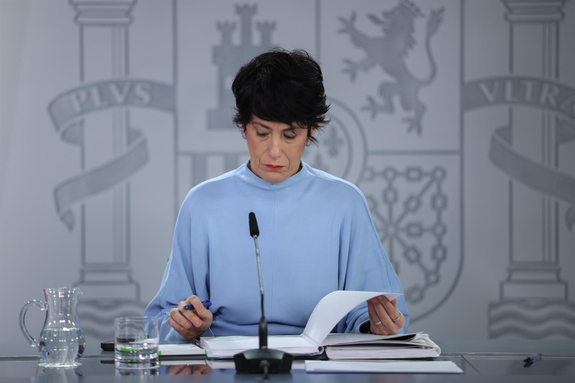 Elma Saiz, ministra de Inclusión, Seguridad Social y Migraciones y portavoz del Gobierno. (Europa Press)