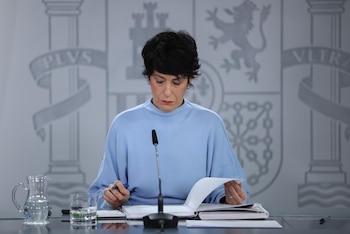 Elma Saiz, ministra de Inclusión,