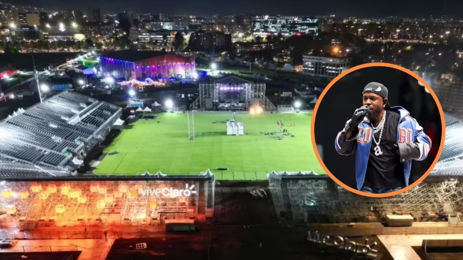 El concierto de Kendrick Lamar en Bogotá fue aplazado por un inconveniente documental, no por fallas logísticas - crédito composición fotográfica Infobae
