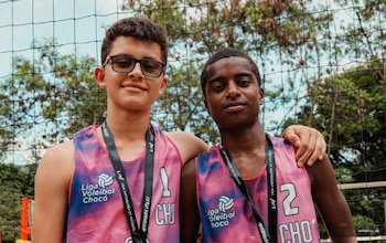 Fotografía del segundo día del Antioquia Fest BeachVolley - crédito Antioquia Voleibol