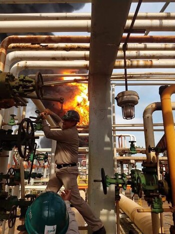 El fuego se originó en