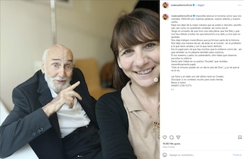 El posteo de Malena Alterio