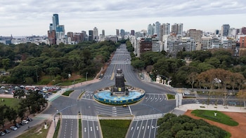 La zona del Monumento de los Españoles, en el barrio porteño de Palermo