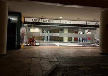 Puerta de urgencias del Hospital