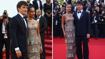 Charles Leclerc y Alexandra Saint Mleux encendieron Cannes: secretos de estilo de la pareja del momento