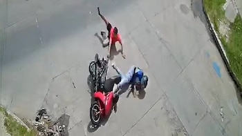 El momento del ataque a