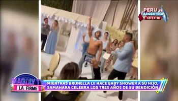 Brunella Horna celebró su baby